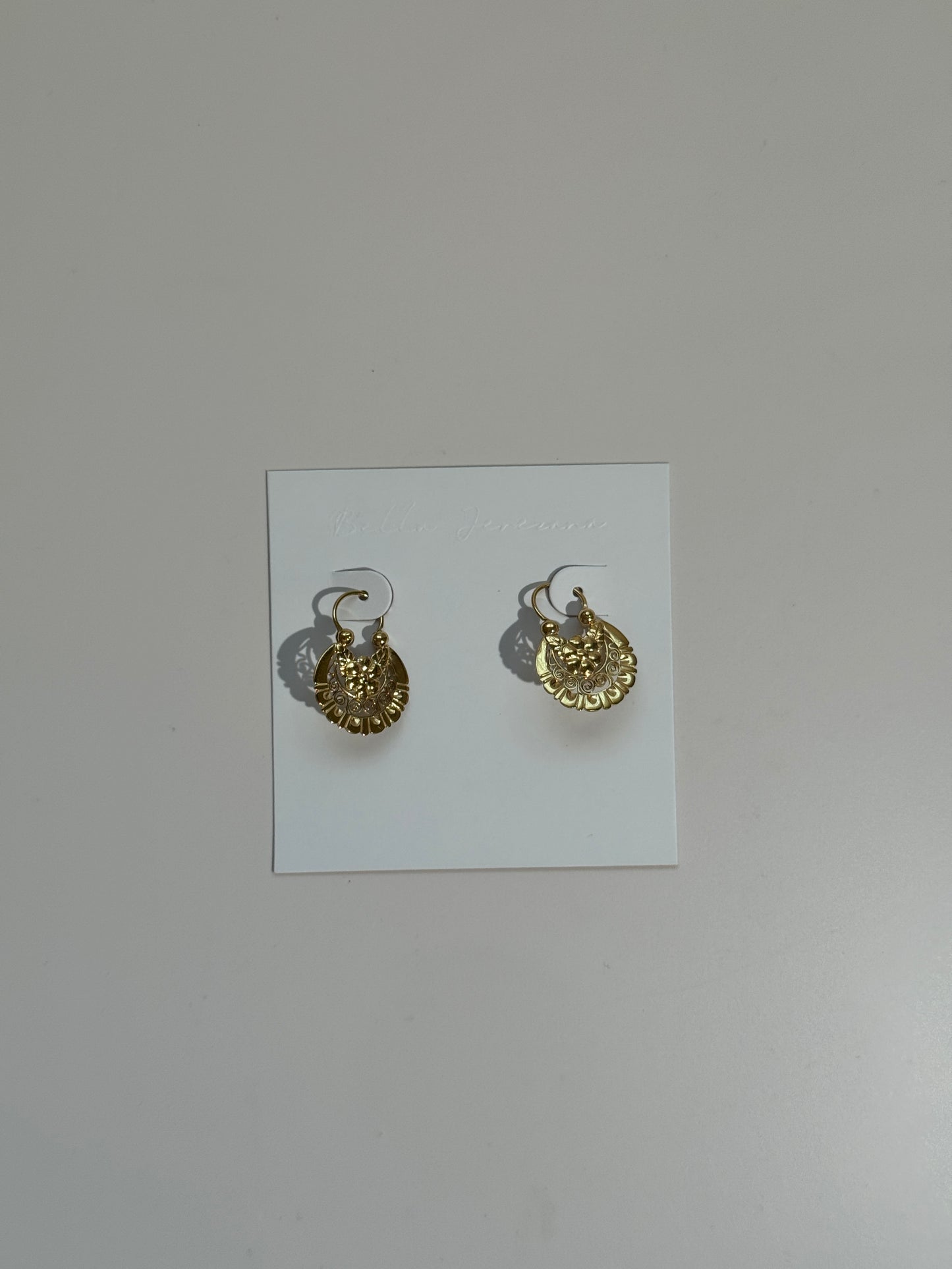 Gold plated Arracadas