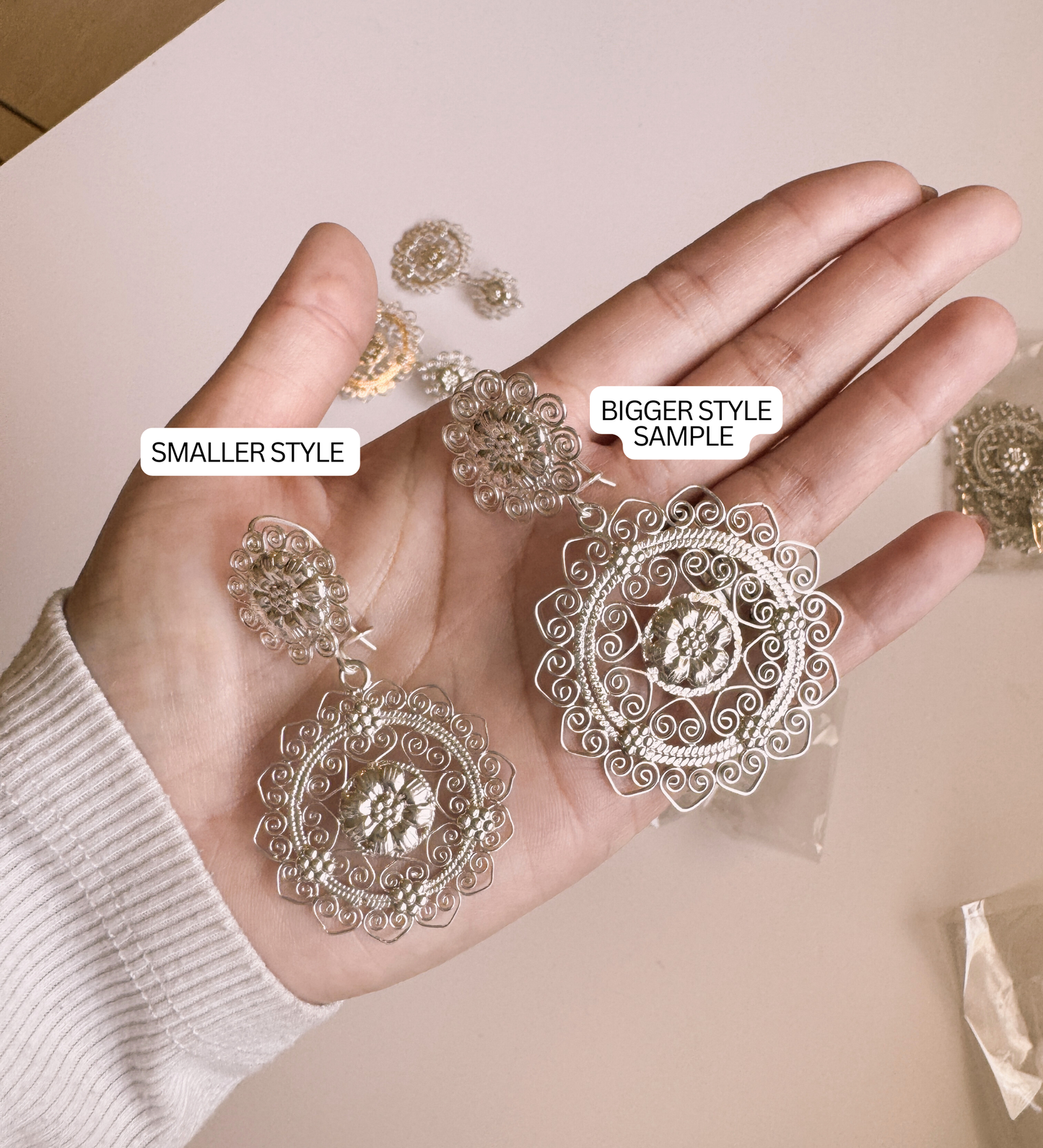 Flor de Corazon -Sample bigger size