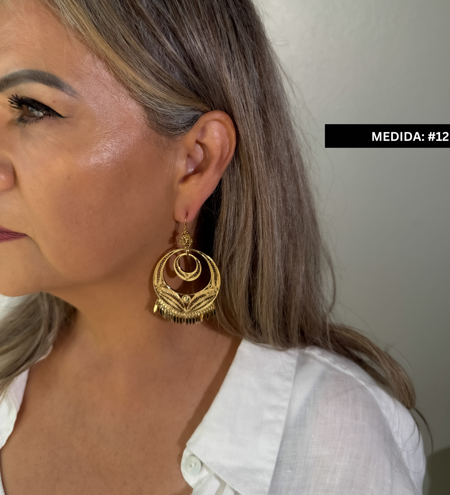 Aretes Redondos de filigrana