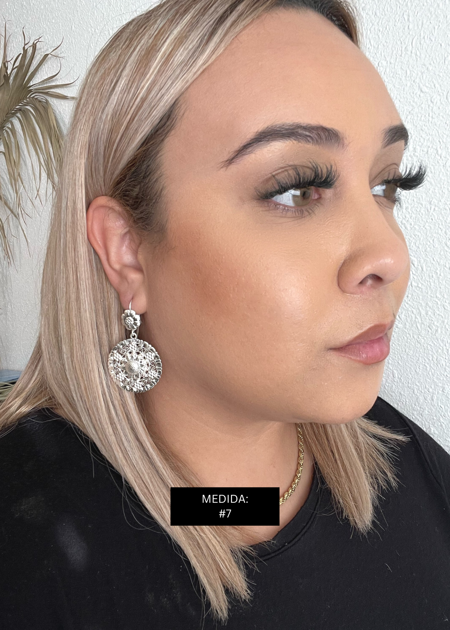 Aretes Jerezanos diseño de girasol