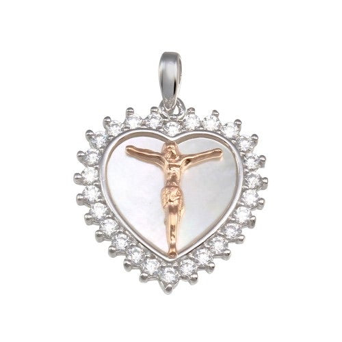 Corazon con Jesus- Necklace