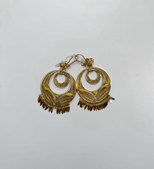 Aretes Redondos de filigrana