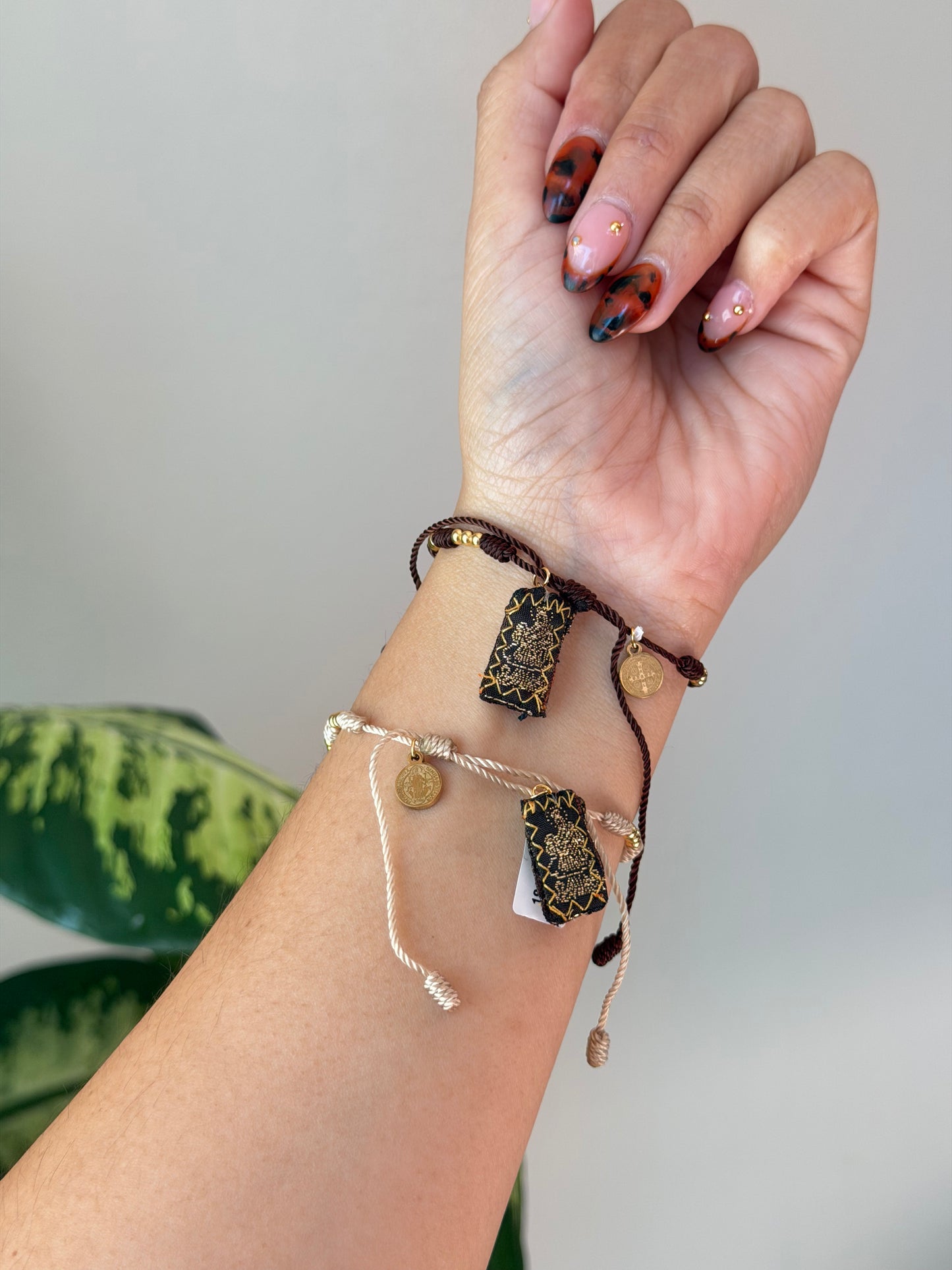 San Benito escapulario pulsera - Stainless