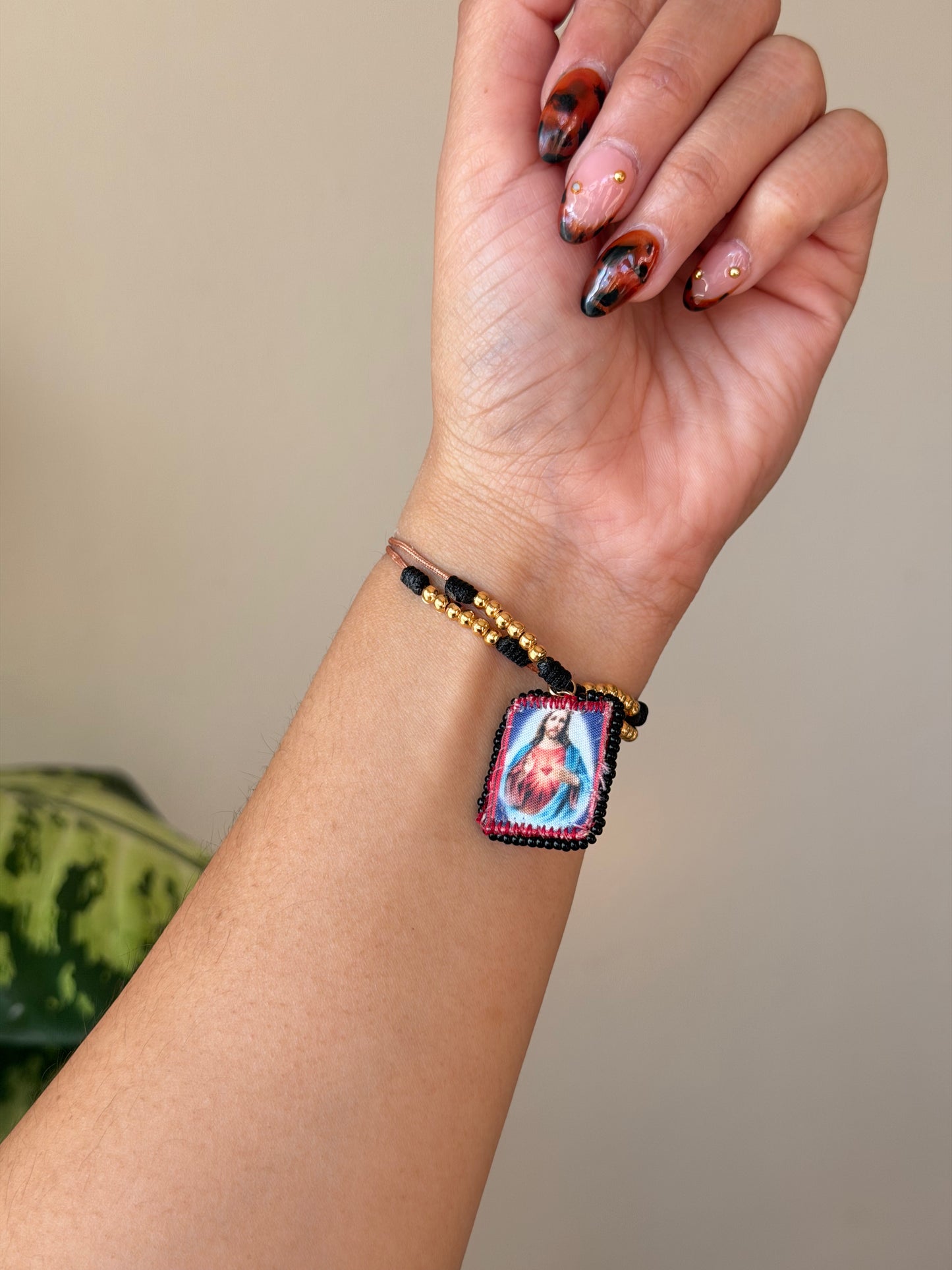 sagrado corazon escapulario pulsera (005)