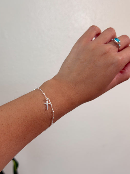 Mini Cross beaded Bracelet