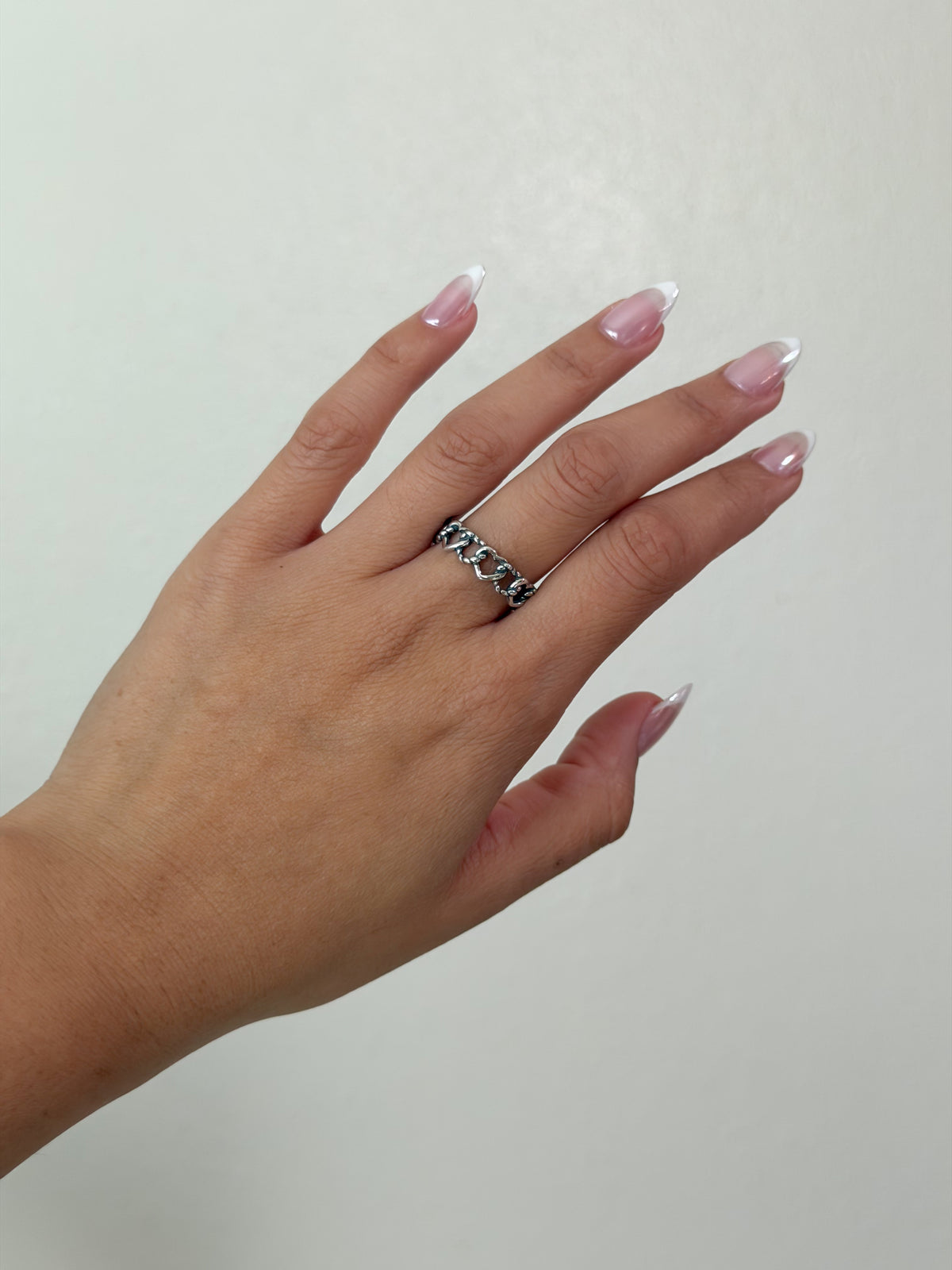 Rope heart Ring