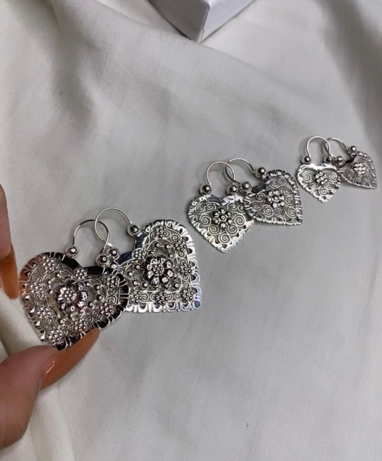 Arracadas de corazón
