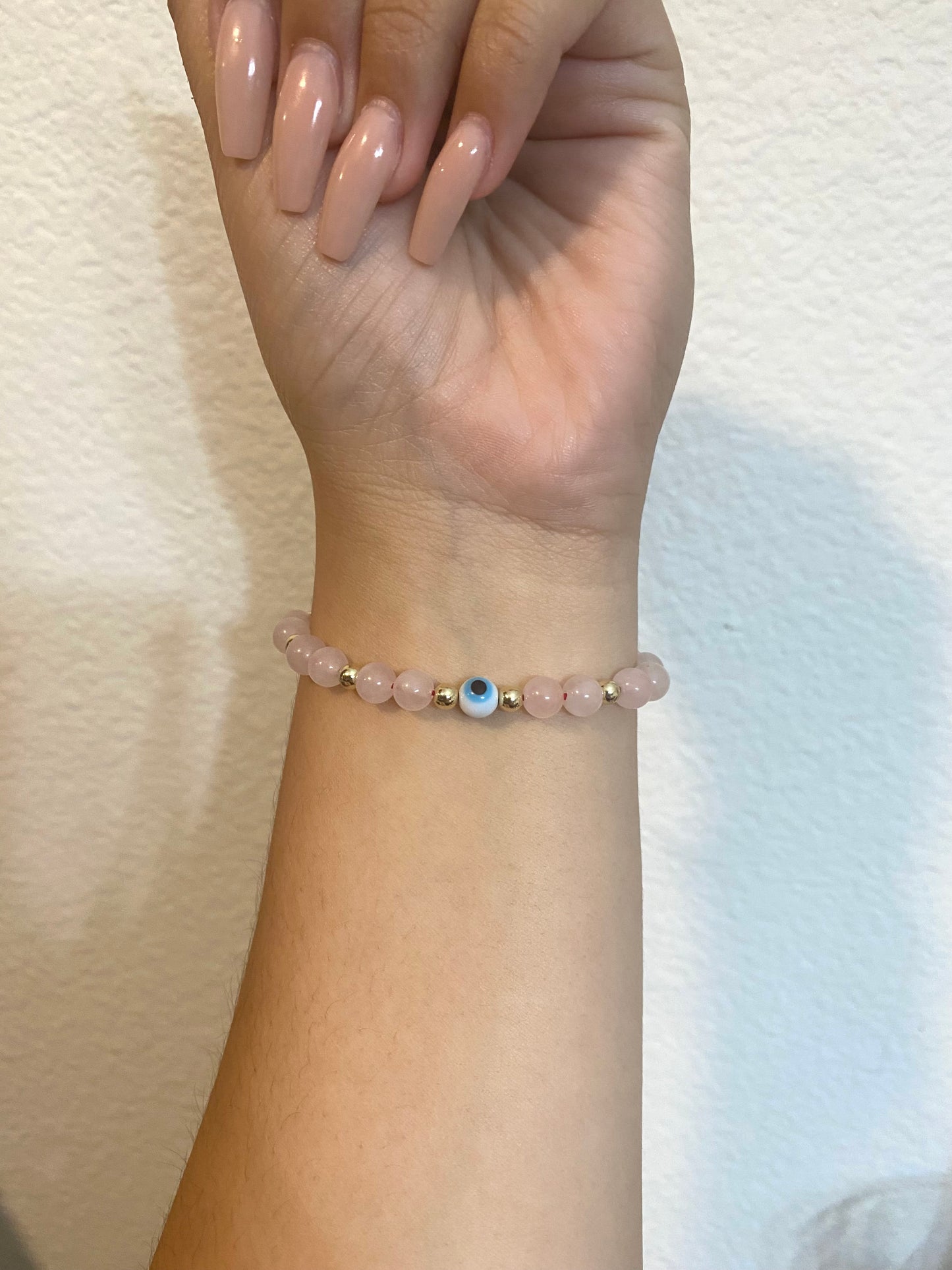 Rose quartz bracelet