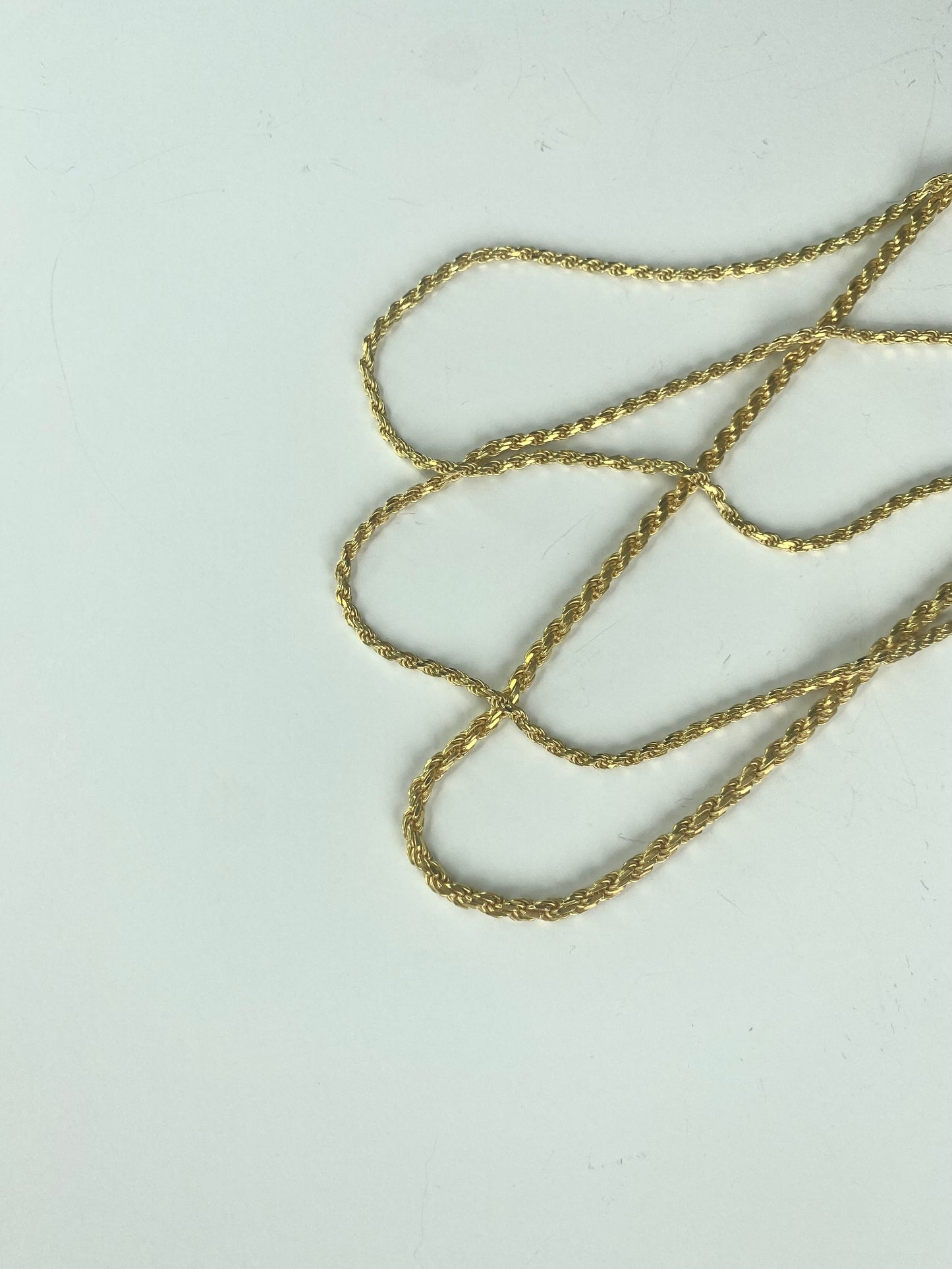 Gold rope chain